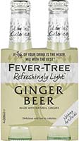 Fever Tree Light Ginger Beer 4pk Nr
