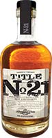 Title No.21 Whiskey