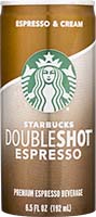 Starbucks Doubleshot Espresso & Cream 6.50 Fl Oz