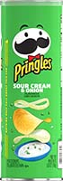 Pringles Sour Cream & Onion Flavored Potato Crisps 7.05 Oz