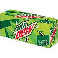 Mountain Dew 12 Pack Cans