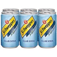 Schweppes Club Soda 6pk 10.00oz*