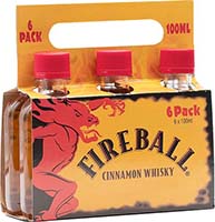 Fireball  6 Pack 100 Ml