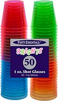 Party Essentials Neon Shot Glasses 50pk 1oz Is Out Of Stock