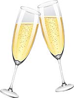 Champagne Glasses 10pc