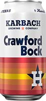 Karbach Brewing Co. Crawford Bock Beer