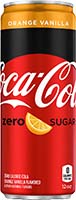 Coca Cola Orange Vanilla Zero Sugar (coke)