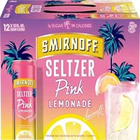 Smirnoff Pink Lemonade 12 Pack 12 Oz Cans