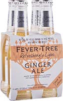 Fever Tree Light Ginger Ale 4pk Nr