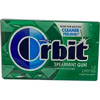 Orbit Spearmint Gum 14 Pcs