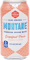 Montane Grapefruit Peach Sparkling Water