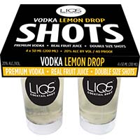 Liqs Shots Lychee Lemon Drop  25ml/4pk