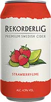 Rekorderlig Strawberry Lime Cider 4pk Can