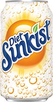 Sunkist Soda Diet Orange 12 Oz 12 Pack