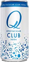 Q Drinks Club Soda Slim Can 4pk/7.5z