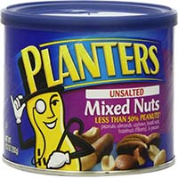 Planters #1668 Mixed Nuts Unsalted