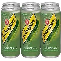 Schweppes Ginger Ale 6 Pk Cans