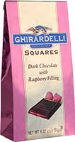 Ghirardelli Squares Dark W/raspberry