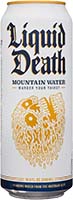 Liquid Death Water Tallboy Can Austrian Alps 16.9 Oz