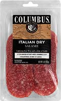 Meat Columbus Dry Italian Salame Sliced