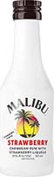 Malibu Caribbean Rum With Strawberry Flavored Liqueur