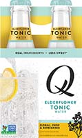 Q Drinks Elderflower 4pk Glass