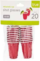 Shot Glass Red Plastic 20pk Is Out Of Stock