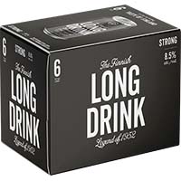 Finnish Long Drink Strong (black) 6pk