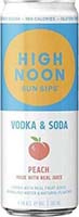 High Noon Peach Vodka Soda 4pk Cans