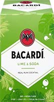 Bacardi Lime & Soda 4pk 355ml