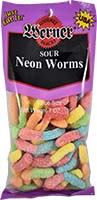 Werner Sour Neon Worms