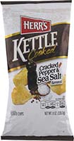 Herrs Kettle Cracked Pepper & Salt 7.5oz