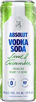 Absolut Lime & Cucumber Vodka Soda Is Out Of Stock