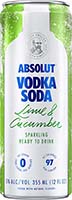 Absolut Lime & Cucumber Vodka Soda