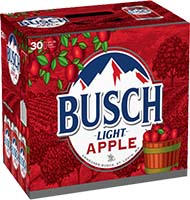 Bud Busch Lt Apple 30pk Cans
