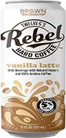 Rebel Hard Vanilla Latte 12oz 4pk Cn