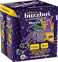 Buzzbox Mardi Gras Hurricane 4 Pk