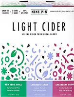Nine Pin Light Cider Variety