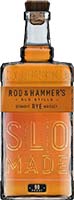 Rod & Hammers                  Straight Rye