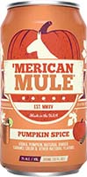 Merican Mule Pumpkin Spice Cans
