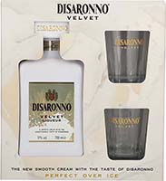Disaronno Velvet Cream Liqueur W/2 Glasses