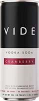 Vide Vodka Seltzer Cranberry4pk Can *sale*