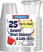 True Party 2..5oz Jello Shot Cups W/lids 25 Pack