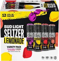 Bud Lt Seltzer Lemonade Variety 12pk Can