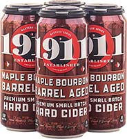 1911 Maple Bourbon Barrel Cider 16oz 4pk Cn