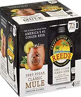 Reeds Zero Sugar Classic Mule 4pk Cans