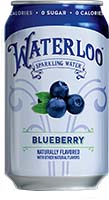 Waterloo Sparkling Water Single Blueberry 12oz