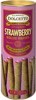 Dolcetto Strawberry Rolled Wafers