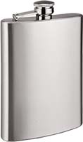 Flask 8 Oz Stainless Steel Five Points