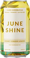 Juneshine Honey Ginger Lemon Kombucha 2pk Can